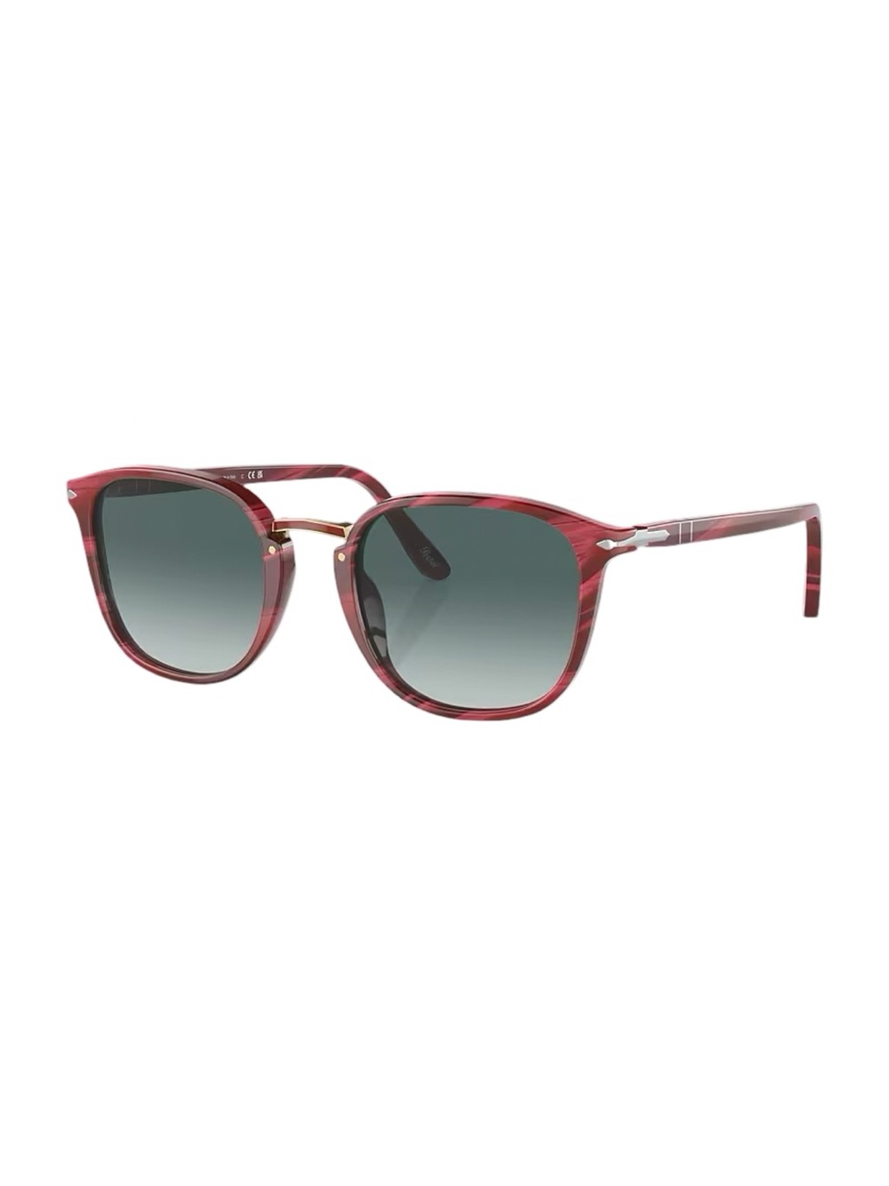 Persol 3186S Sunglasses in Red with Grey Lenses